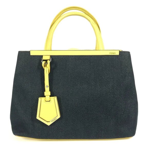 FENDI 8BH253 Petit Twojours Petit Twojours Bag Tote Bag Hand Bag - Picture 1 of 16